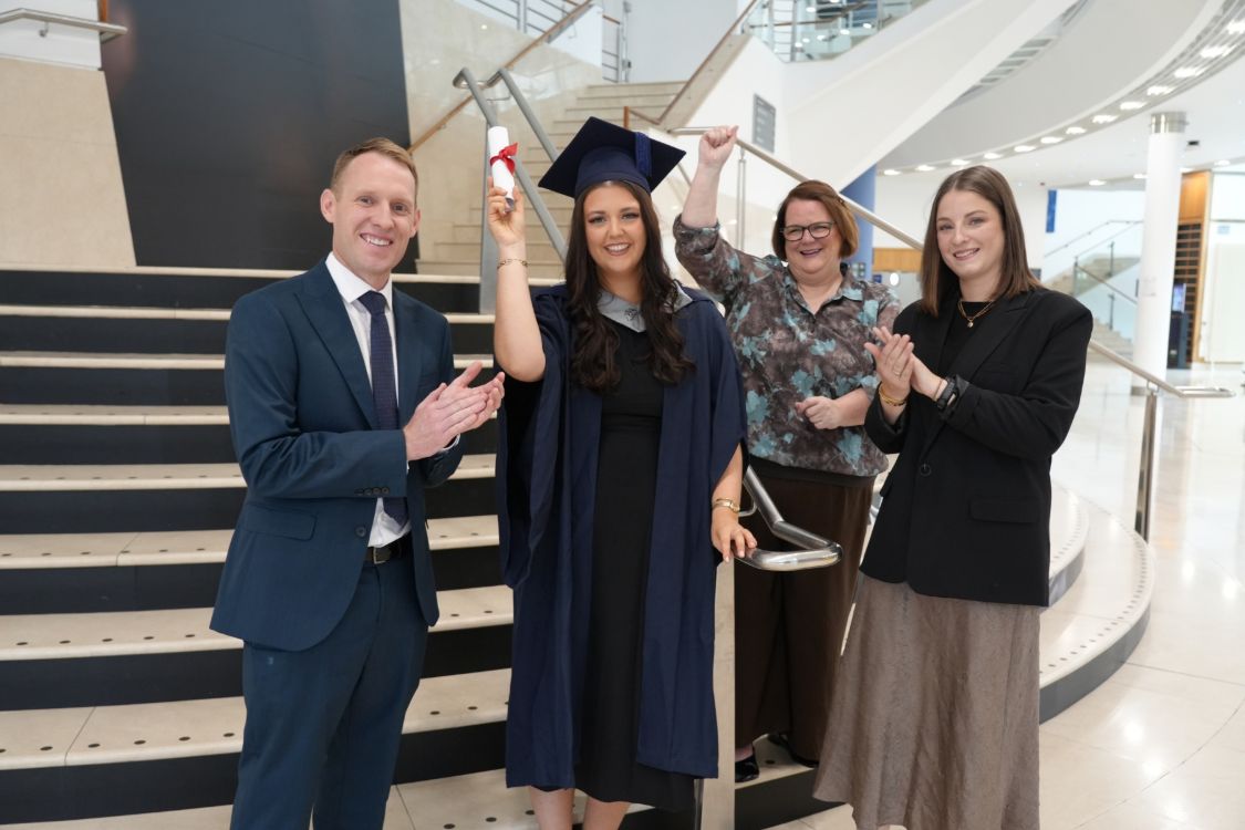 Greg Allen, Ellie Doherty, Maura Bettes,  and Louise McVeigh.